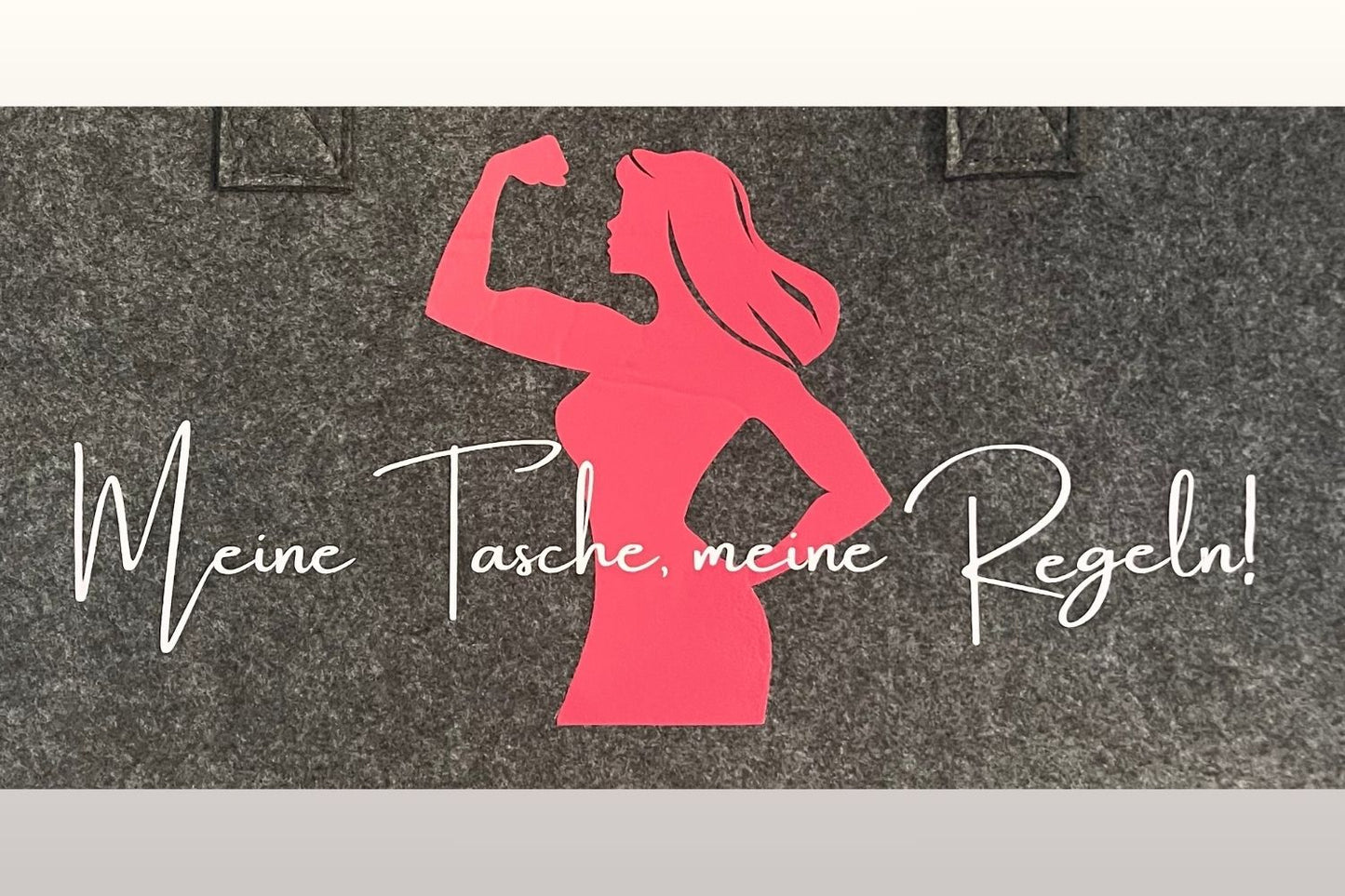 Filztasche "Meine Tasche meine Regeln"